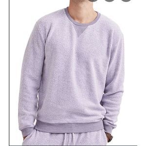 GOODLIFE Purple Haze‎ Men's Reverso Fleece Crewneck Sweatshirt Size Small NEW